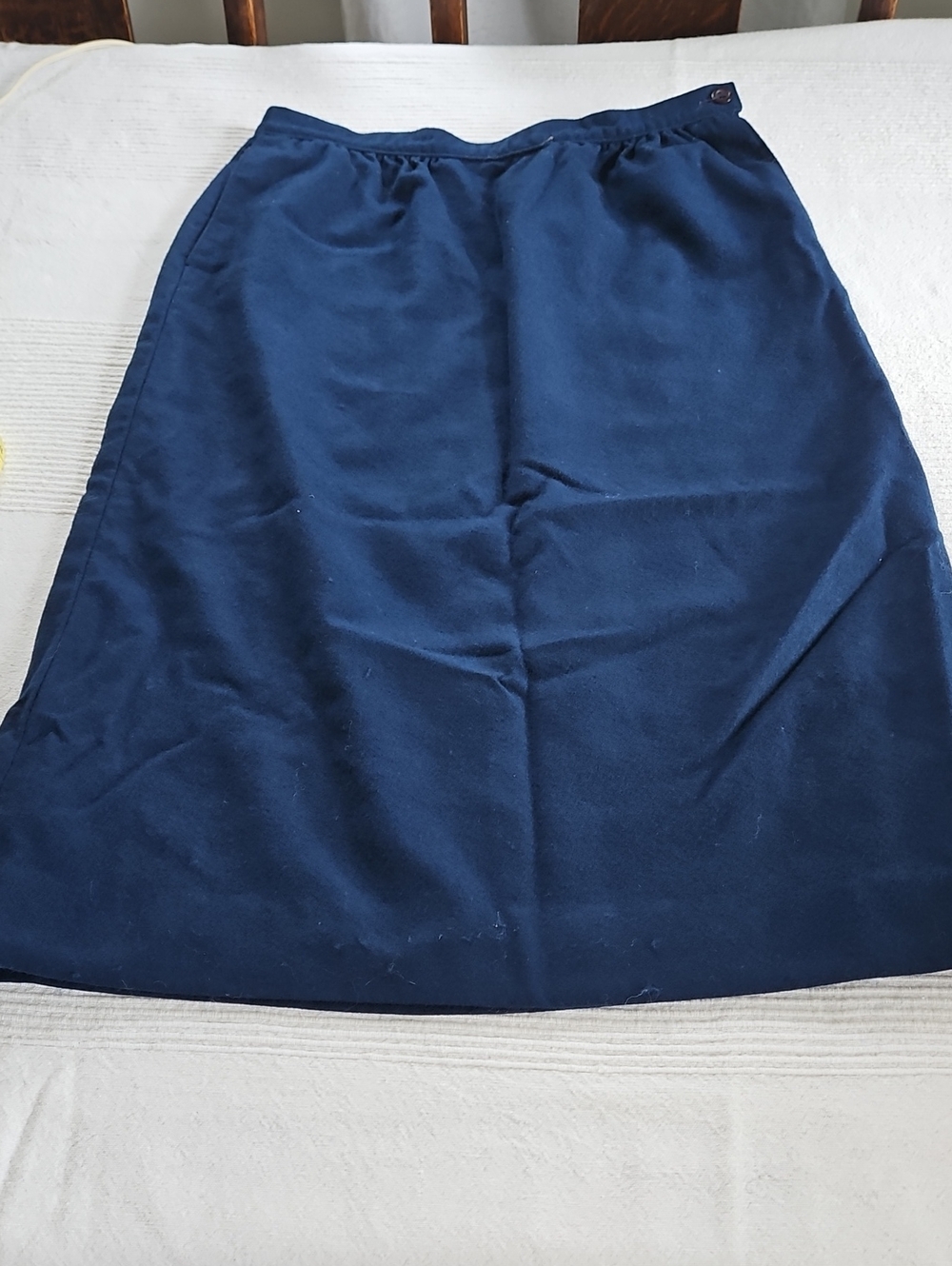 Pendleton Navy A-Line Skirt